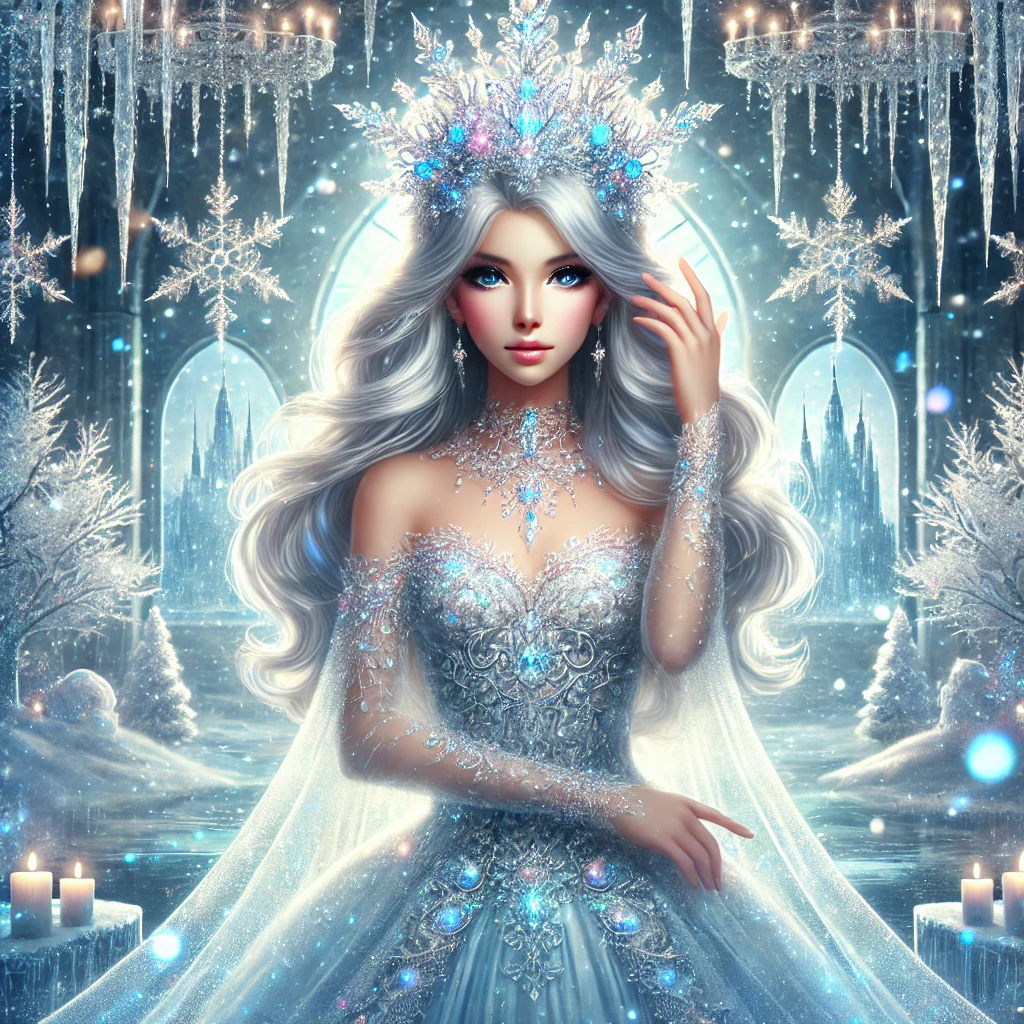 Ice Queen: Beauty Makeover – Frozen Elegance 